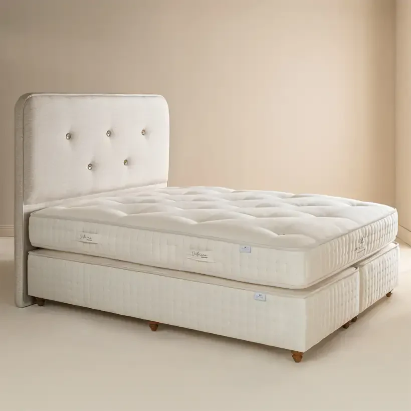 Organik Yün-Pamuk, Calico Özel Yay Sistemli El Yapımı Yatak 200x200 cm - Victorian - Penelope