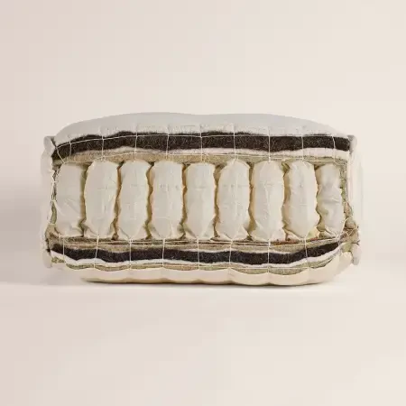 Organik Yün-Pamuk, Calico Özel Yay Sistemli El Yapımı Yatak 200x200 cm - Victorian - 4