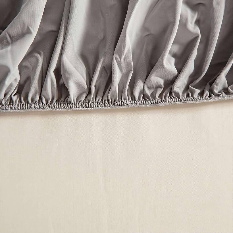 Cooling Sheet Gri Lastikli Çarşaf Seti - 