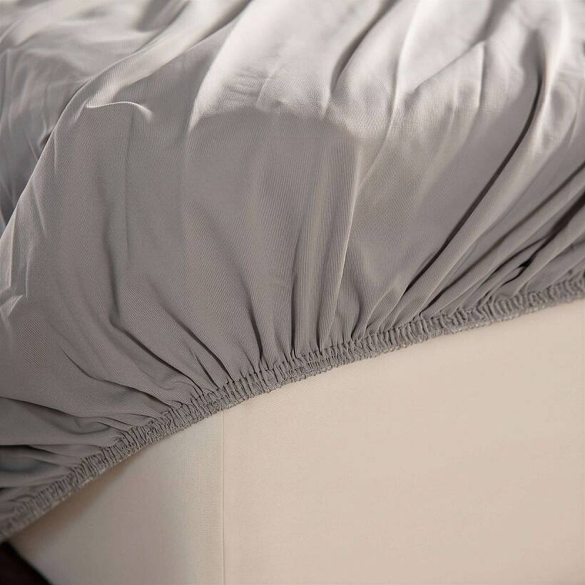 Cooling Sheet Gri Lastikli Çarşaf Seti - 