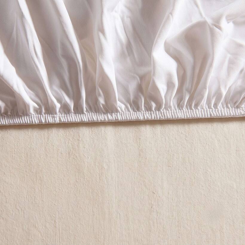 Cooling Sheet Beyaz Lastikli Çarşaf Seti - 