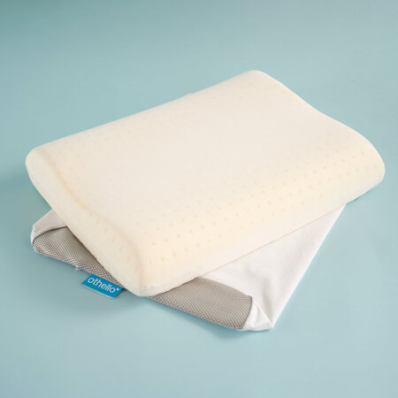 Medica Airmed Hava Kanallı Baş Ve Boyun Destek Visko Yastık 60x40+11/10 cm - 1