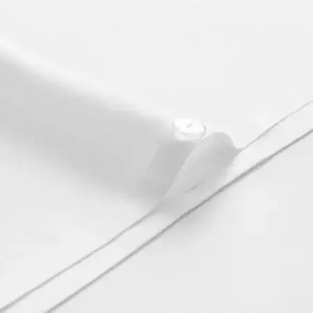 %100 Pamuk 200 TC Nevresim Takımı 200x220 cm Beyaz - Vera Serisi - 4