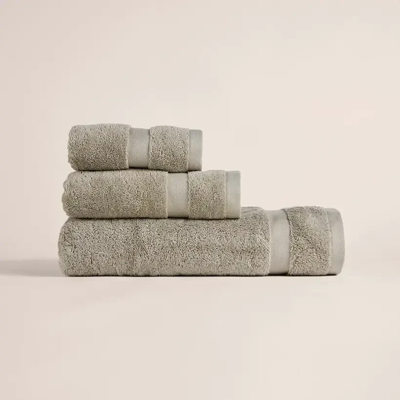 %100 Pamuk Havlu 100x150 cm Sage - Noa Serisi - Penelope