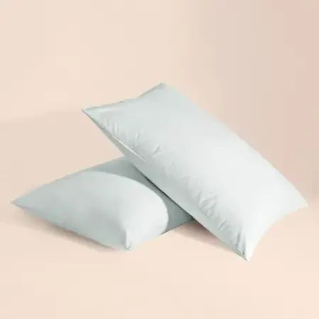 %100 Pamuk Percale 2'li Yastık Kılıfı Mavi - Pure Serisi - Penelope