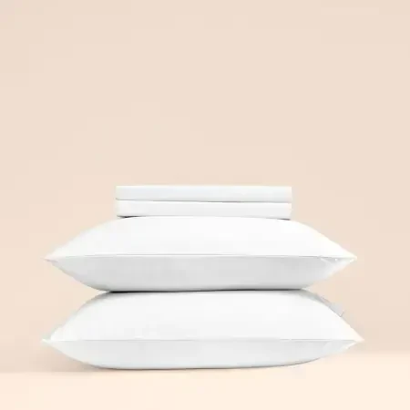 %100 Pamuk Percale Lastikli Çarşaf 120x200 cm Beyaz - Pure Serisi - Penelope