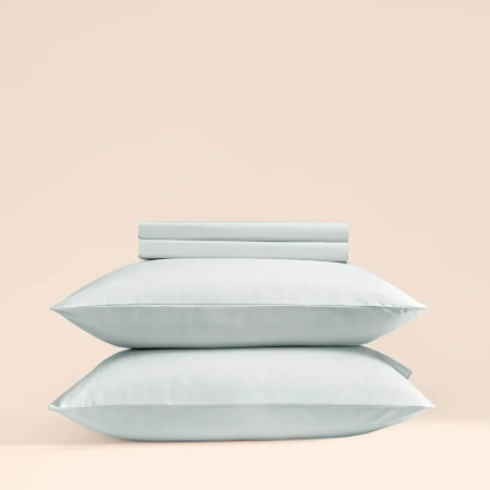 %100 Pamuk Percale Lastikli Çarşaf Mavi - Pure Serisi - 2