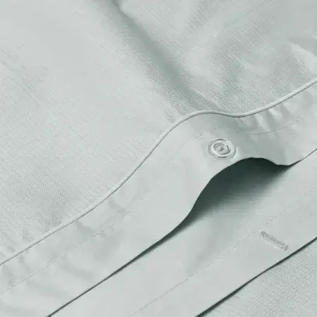 %100 Pamuk Percale Nevresim Seti 160x220 cm Mavi - Pure Serisi - 5