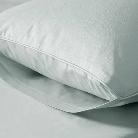 %100 Pamuk Percale Nevresim Seti 160x220 cm Mavi - Pure Serisi - 4