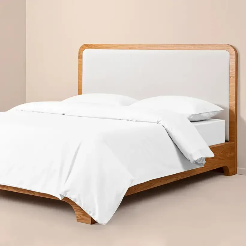 %100 Pamuk Percale Nevresim Seti 200x220 cm Beyaz - Pure Serisi - Penelope