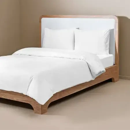 %100 Pamuk Percale Nevresim Seti 240x220 cm Beyaz - Juana Serisi - 9