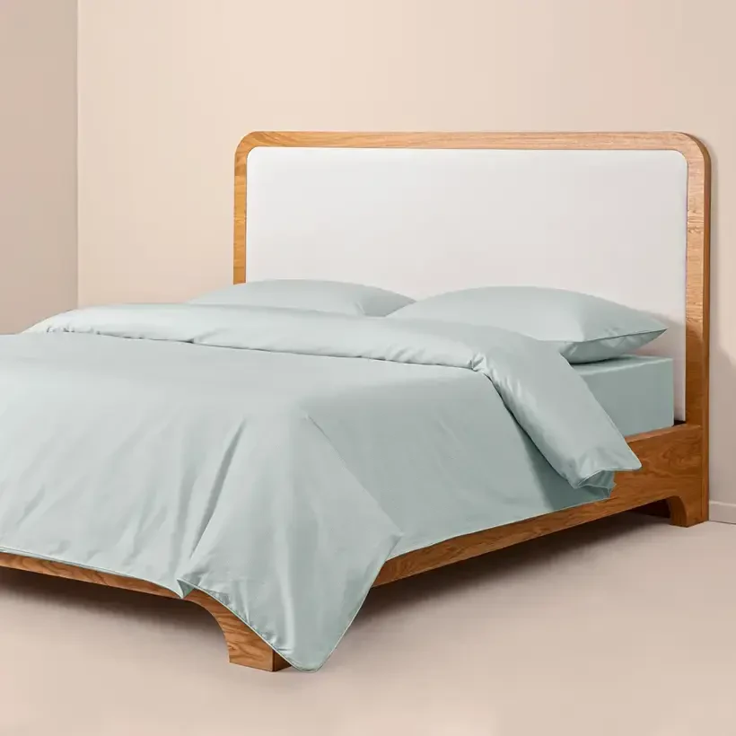 %100 Pamuk Percale Nevresim Seti 260x240 cm Mavi - Pure Serisi - Penelope