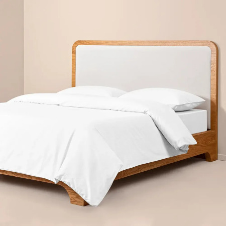 %100 Pamuk Percale Nevresim Seti Beyaz - Pure Serisi