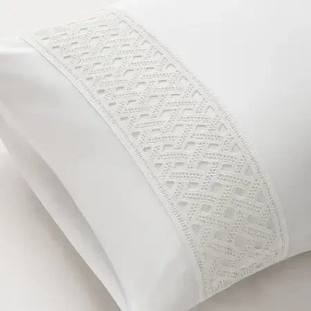 %100 Pamuk Saten Kumaş Nevresim Seti 200x220 cm - Delfina Serisi - 3