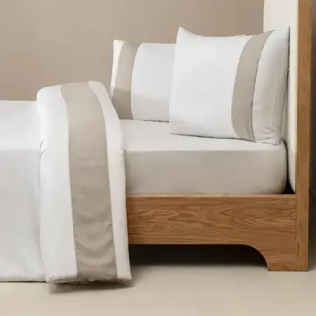 %100 Pamuk Saten Kumaş Nevresim Seti 200x220 cm - Luciano Serisi - 1