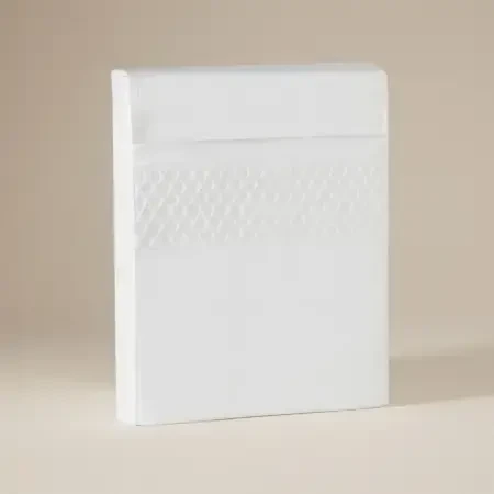 %100 Pamuk Saten Kumaş Nevresim Seti 240x220 cm Beyaz - Regina Serisi - 6