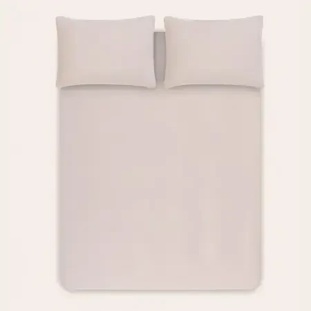 %100 Pamuk Saten Lastikli Çarşaf Seti 200x200 cm Gri - Lia Serisi - 1