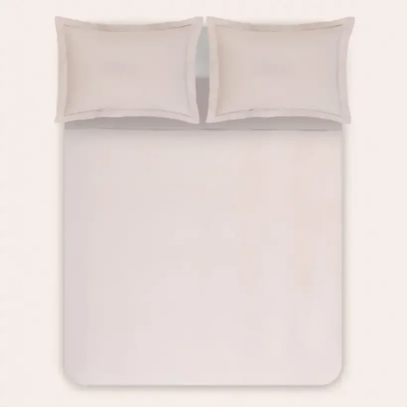 %100 Pamuk Saten Nevresim Seti 200x220 cm Gri - Lia Serisi - Penelope