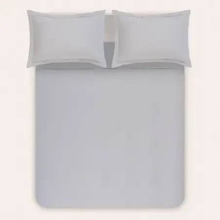 %100 Pamuk Saten Nevresim Seti 260x240 cm Mavi- Lia Serisi - 5