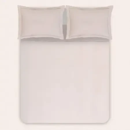 %100 Pamuk Saten Nevresim Seti 260x240 cm Gri - Lia Serisi - 1