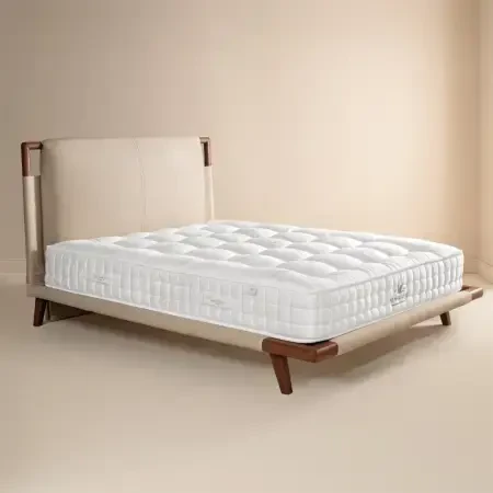 Saf İngiliz Yünü Isı Dengeleyici Doğal Lateks El Yapımı King Size Yatak 200x200 cm - Berkeley - 1