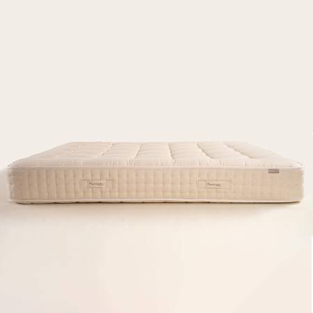 Saf İngiliz Yünü ve Organik Pamuk Isı Dengeleyici El Yapımı Tek Kişilik Yatak 120x200 cm - Burlington - 6
