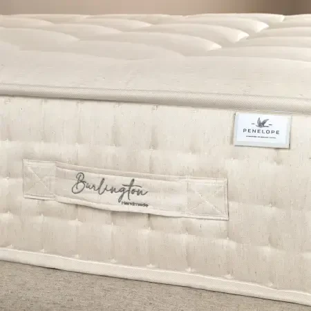 Saf İngiliz Yünü ve Organik Pamuk Isı Dengeleyici El Yapımı Tek Kişilik Yatak 120x200 cm - Burlington - 2