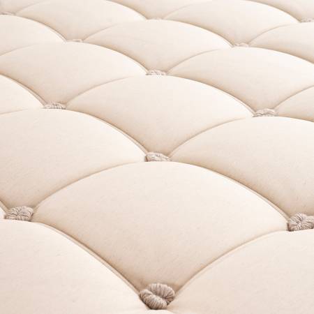 Saf İngiliz Yünü ve Organik Pamuk Isı Dengeleyici El Yapımı Çift Kişilik Yatak 160x200 cm - Burlington - 11