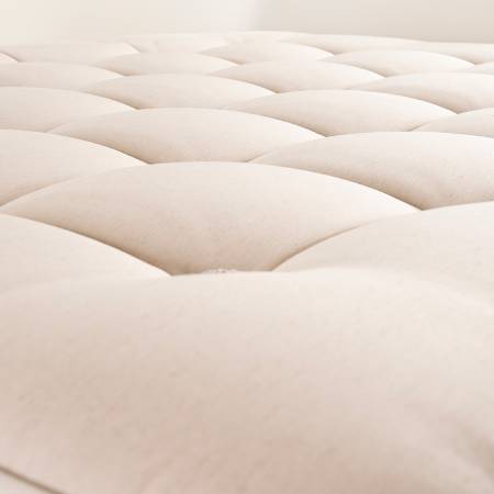 Saf İngiliz Yünü ve Organik Pamuk Isı Dengeleyici El Yapımı Çift Kişilik Yatak 160x200 cm - Burlington - 14