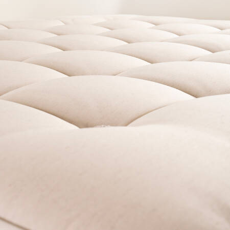 Saf İngiliz Yünü ve Organik Pamuk Isı Dengeleyici El Yapımı King Size Yatak 200x200 cm - Burlington - 12