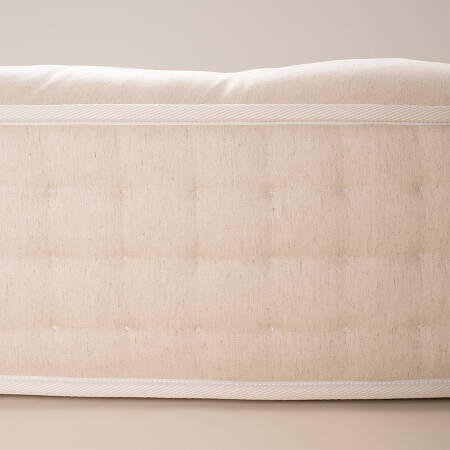 Saf İngiliz Yünü ve Organik Pamuk Isı Dengeleyici El Yapımı King Size Yatak 200x200 cm - Burlington - 13