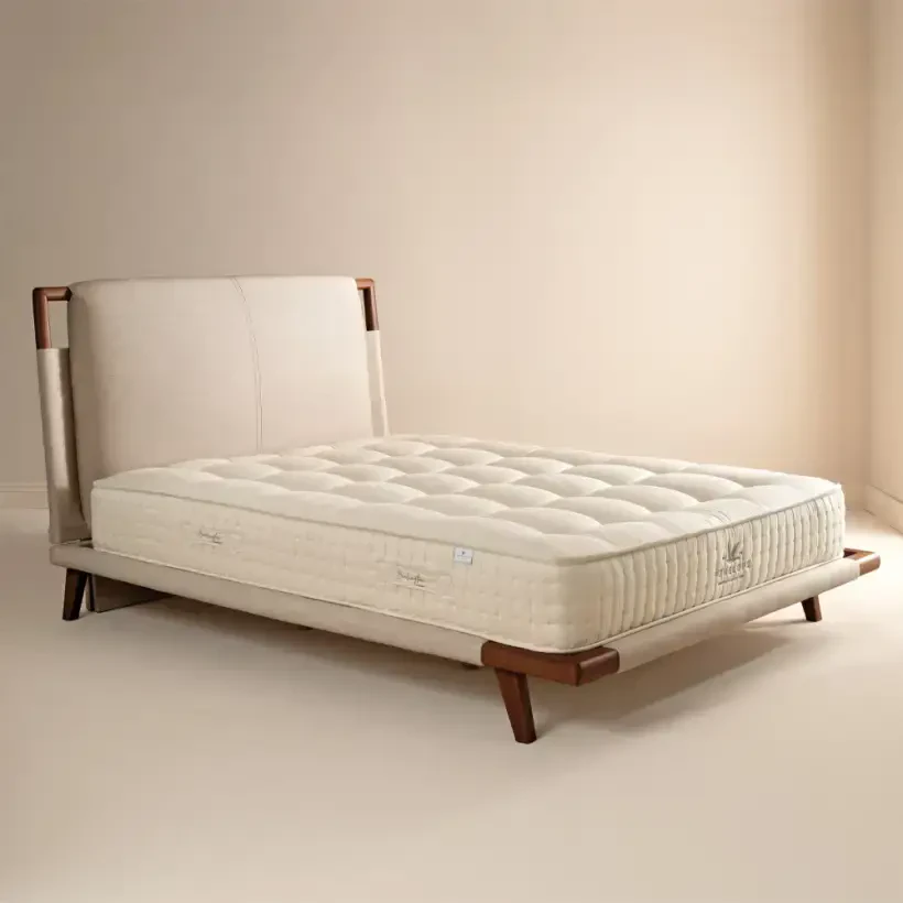 Saf İngiliz Yünü ve Organik Pamuk Isı Dengeleyici El Yapımı King Size Yatak 200x200 cm - Burlington - Penelope