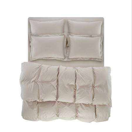 Catrine Percale Easy Care Nevresim Seti Açık Gri 200x220 - Penelope