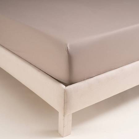 Laura Percale Easy Care Lastikli Çarşaf Seti Açık Gri 120X200+35 - 2
