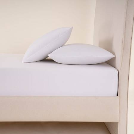 Laura Percale Easy Care Lastikli Çarşaf Seti Beyaz 100X200+35 - 1