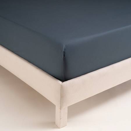 Laura Percale Easy Care Lastikli Çarşaf Seti Petrol 100X200+35 - 2