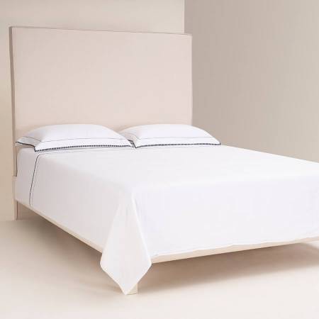 %100 Pamuk Saten Nevresim Seti 240x260 cm Lacivert - Piyano Serisi - Penelope