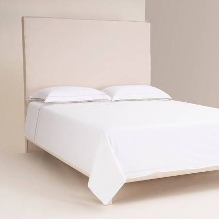 %100 Pamuk Saten Nevresim Seti 240x260 cm Taş - Piyano Serisi - 2