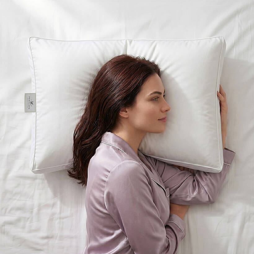 Mikrojel Dolgulu White Extra Firm Yastık 45x65 cm - Penelope Signature - 