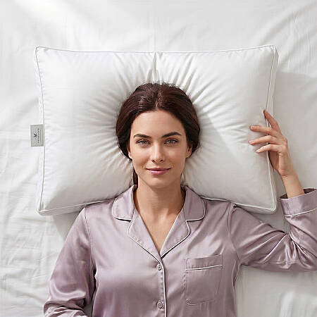 Mikrojel Dolgulu White Extra Firm Yastık 45x65 cm - Penelope Signature - 2