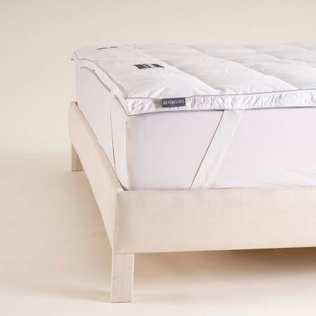 Tüy Geçirmez 2'ye Ayrılabilen %100 Kaz Tüyü Topper 180x200 cm - Piume Classic Comfort - Penelope