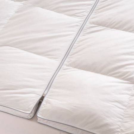 Tüy Geçirmez 2'ye Ayrılabilen %100 Kaz Tüyü Topper 180x200 cm - Piume Classic Comfort - 6