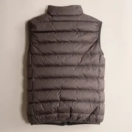 %100 Kaz Tüyü Yelek Vizon XXL - Rita Koleksiyonu - Penelope (1)