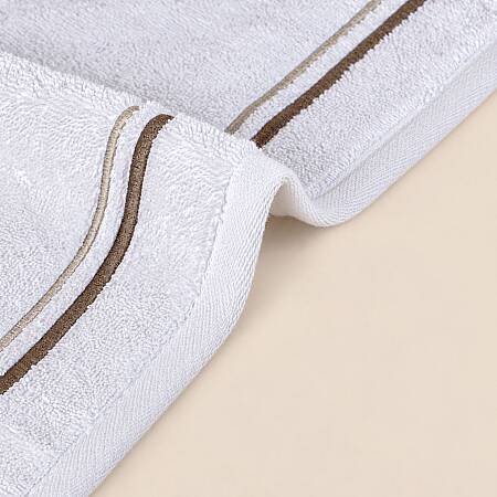 %100 Pamuk Bej Havlu - Signature Line - 3