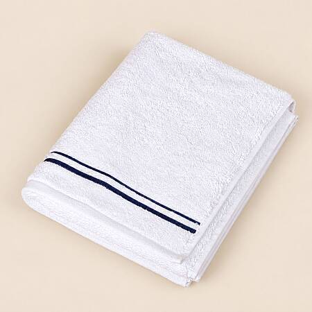 %100 Pamuk Lacivert Havlu - Signature Line - 2