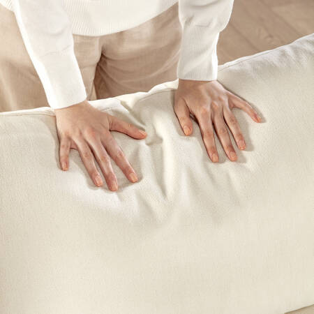 Sofa Plume 2’li Kolsuz Modül 160 x 97 cm | Space Kumaş - Beyaz Dokulu - 8
