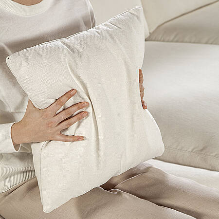 Sofa Plume 2’li Tek Kollu Sağ Köşe Modül 180 x 97 cm | Space Kumaş - Krem - 8
