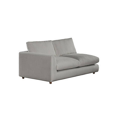 Sofa Plume 2’li Tek Kollu Sol Köşe Modül 180 x 97 cm | Space Kumaş - Gri 