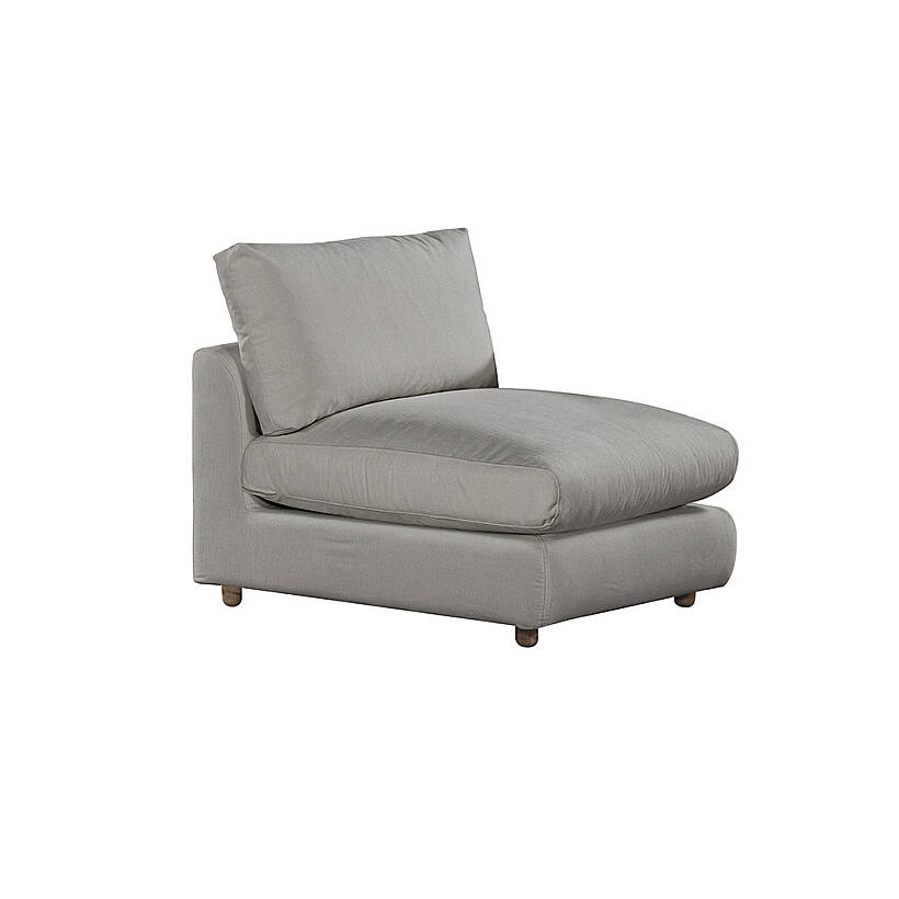 Sofa Plume Ara Modül 83 x 97 cm | Space Kumaş - Gri - 