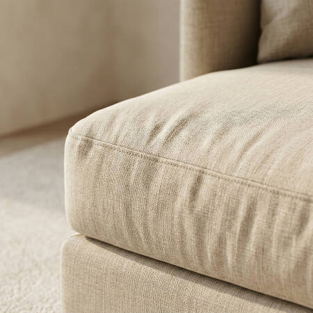 Sofa Plume Kollu Sağ Köşe Modül 98 x 97 cm | Space Kumaş - Beyaz Dokulu - 5